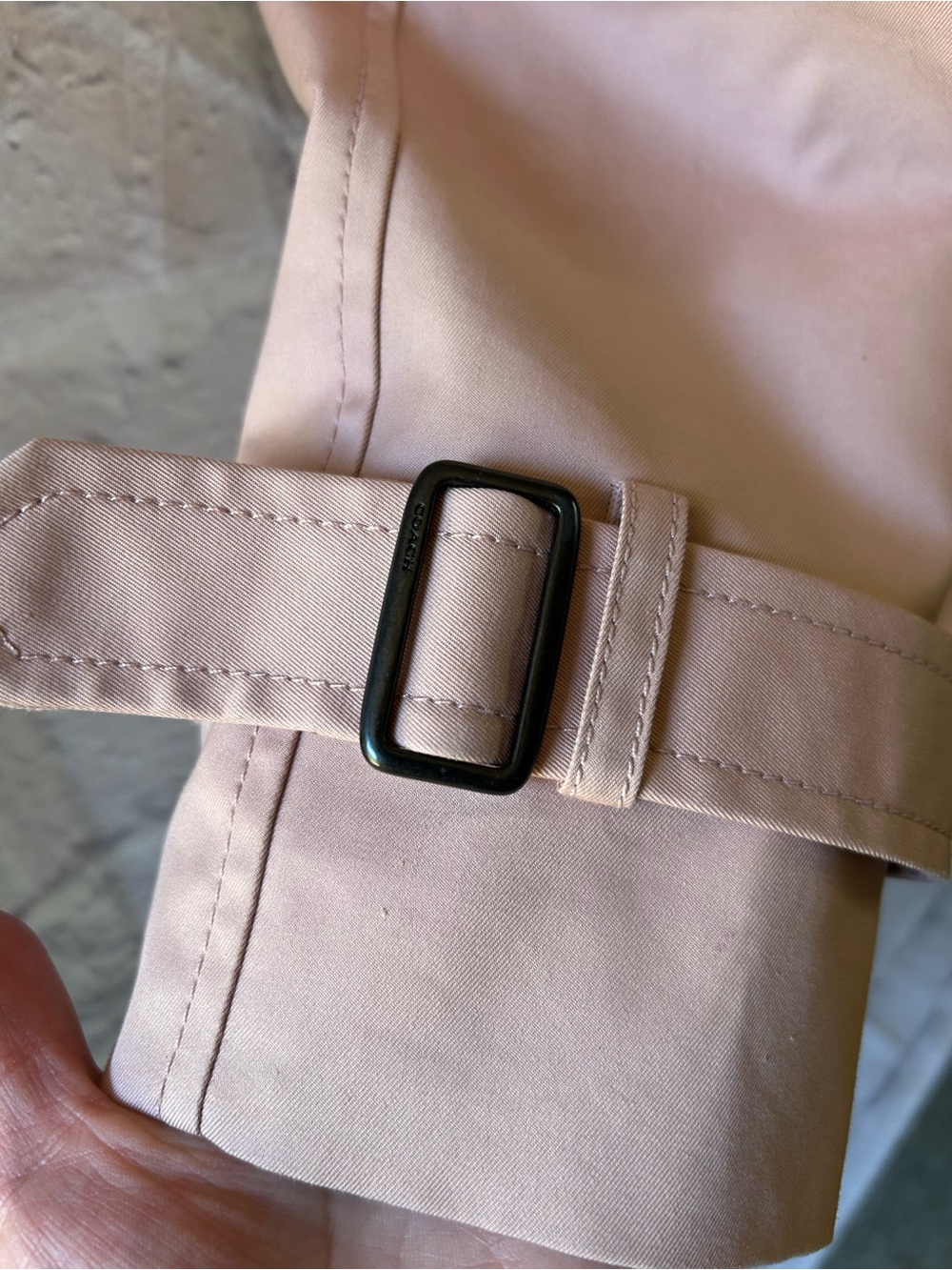 Coach Double-Breasted Trench Coat With Dust Bag - Picture 6 of 13